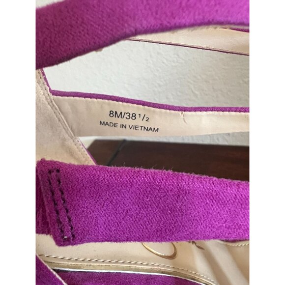 Jessica Simpson Stiletto Heels 8M Pink Strappy Womens Open Toe - Picture 5 of 8
